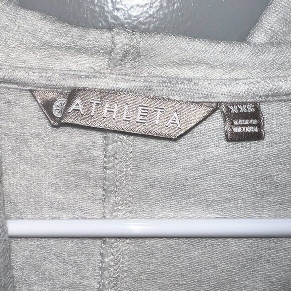 Athleta A-Line Hooded Vista Wrap Grey Jacket Size XXS - Picture 2 of 4